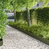 vidaXL Robovi trave 30 pcs 103 x 20 cm Jeklo Olivno zelena