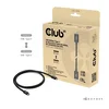 Club3D Kabel USB4 v2 Type-C, 80 Gb/s, certificiran kabel, 4K540Hz, 8K240Hz, 16K60Hz, PD 240W, 1, 2m