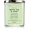 Bath & Body Works White Tea & Sage dišeča sveča 227 g