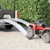 Rampa za motocikle 680 kg 2 pcs Srebrno 205 x 28 x 5 cm