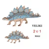 Čarolijashop 3d drvena slagalica - Stegosaurus (Veliki i mali) ( 287)