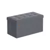 Songmics Shranjevalna klop 38x76x38 cm Siva