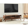 TV-omarica Berwyn 133 (Rjava) Rjava, 149x44x35cm