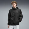 Mens Puma Essentials Regular Windbreaker Jacket, Black, Size XL, Clothing
