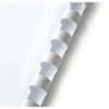 Q-Connect plastične hrbtne strani, 8 mm, bele barve, 100 kosov