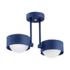 Argon 7090 - Luster na šipci MASSIMO PLUS 2xG9/6W/230V plavi