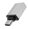 USB-C v USB-A OTG adapter Borofone BV3 5Gbps - silver