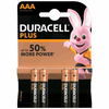Duracell alkalna baterija, AAA, 1,5 V, blister 4 kom. - AAA B4