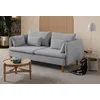 Atelier del Sofa Trosed Flexy, 195 x 100 x 75 cm, Sivi