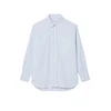 LACOSTE Bluza svetlo modra / bela