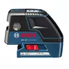 BOSCH točkovni laser GCL 25 + univerzalni nosilec BM 1 + laserska tarča, L-Boxx