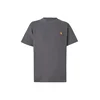 Carhartt WIP Majica American Script temno siva