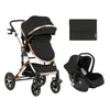 KikkaBoo Kolica Darling Black premium set 2in1 sa autosedištem I-Size (KKB11247 SET)