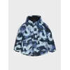 Sinsay - Kvitovana puffer jakna sa kapuljačom - mornarsko
