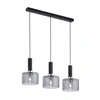 Jupiter 1860 - VA3 - Luster na sajli VANES 3xE27/60W/230V srebrna/crna