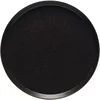 Costa Nova plitvi krožnik Notos 27,6 cm, črn, privzdignjen rob (6 kos)