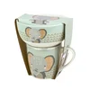 BAROK SET ČINIJA I ŠOLJA SLON 13CM/300CC