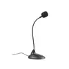 MIC-205 Gembird Desktop mikrofon, savitljivo telo, black, 3.5mm sa prekidacem