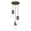 Sollux SL.1725 - Luster na sajli HALO 3xG9/8W/230V, prečnik 25 cm, zelene boje