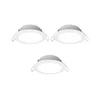 Aigostar- SET 3xLED kupatilsko ugradno svetlo 4,8W/230V 4000K IP65 belo