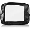 Notino Travel Collection Cosmetic bag prozorna kozmetična torbica XL Black 1 kos