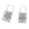 Uhani KILLSTAR - Locked Away - Črna - KSRA004916
