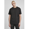 Oversized Pinstripe Tee black
