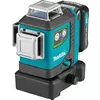 Makita akumulatorski linijski laser SK700GD 3x360°; bez baterije i punjača (SK700GD) - zeleni zrak