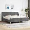 Okvir kreveta s madracem Tamno siva 180 x 200 cm Poliester