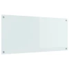 vidaXL vidaXL Kuhinjska obloga bela 110x50x0,6 cm kaljeno steklo, (22095306)