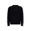 JACK & JONES Pulover JCOTRACE črna/bela