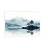 Canvas Slika na platnu Plavi pejzaž, Sa ramom, 45 x 30 cm, Beli