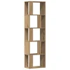 Vidaxl Knjižna omara artisan hrast 45x24x159 cm inženirski les