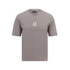 Armani Exchange za moške. XM000363AF12308U6107 Siva majica s kratkimi rokavi (L), Priložnostno, Bombaž, Kratek rokav