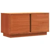 Vidaxl TV omarica Voskast rjav 80 x 35 x 40,5 cm Masivno borovo les