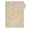 Bež ročno tkana volnena preproga 300x400 cm Checkerboard – Flair Rugs