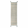 Bež-moder bombažen tekač Flair Rugs Leela, 60x200 cm