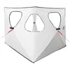 vidaXL vidaXL Lovski šotor s streho Bela zatemnitev 145 x 145 x 150 cm, (5000309635)