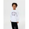 Sinsay - Crewneck duks sa natpisom - svetlo siva