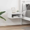 Noćni ormarić 2 pcs Bijelo 40 x 31 x 15 cm Konstruirano drvo