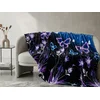 Mikroplišasta odeja VIOLET BUTTERFLY temno modra Dimenzije: 200 x 220 cm