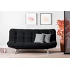 Atelier del Sofa Trosed na razvlačenje Misa 200x104x100cm Crni