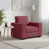 Sofa fotelja vino crvena 100x77x82 cm tkanina