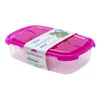 Drina Frigo Plus Set posuda, 3 komada, Ciklama