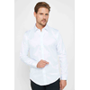 TUDORS Muška košulja dugih rukava Madison, Slim Fit, Bela