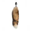 analni čep Fox Tail No. 2, srebrn