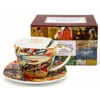 Skodelica in krožnik 250 ml Kandinsky porcelan umetniško darilo