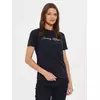 Tommy Hilfiger Majica Script WW0WW43459 Mornarsko modra Regular Fit