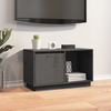 vidaXL TV omarica siva 74x35x44 cm trdna borovina