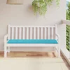 Jastuk za vrtnu klupu tirkizni 150x50x4 cm od tkanine Oxford